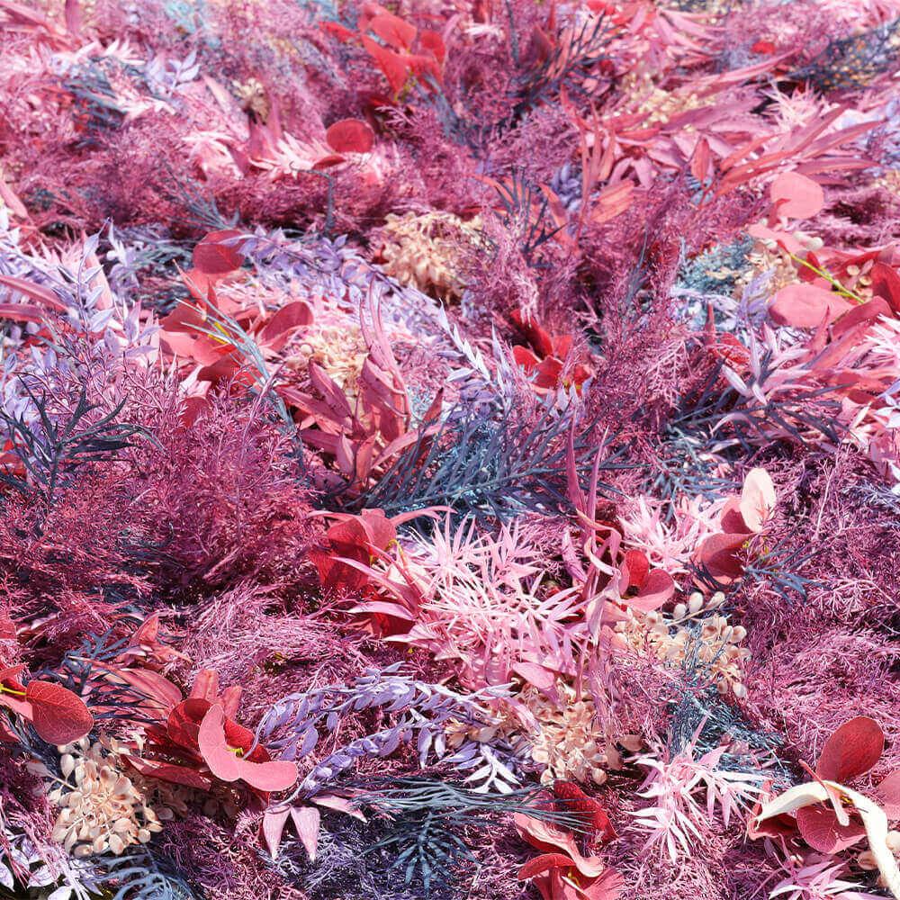3D Artificial Purple Spruce Leaf Wedding Decoration | Uflower